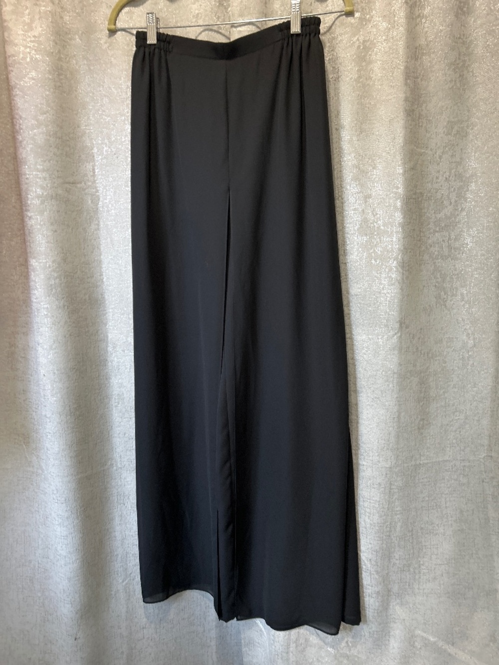 Adrianna Papell Dress pants sheer overlay front back panels sz 8